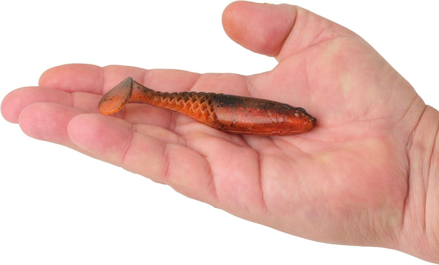 imageBerkley PowerBait Paddlin PowerStinger Fishing Soft BaitWatermelon CopperOrange wRed
