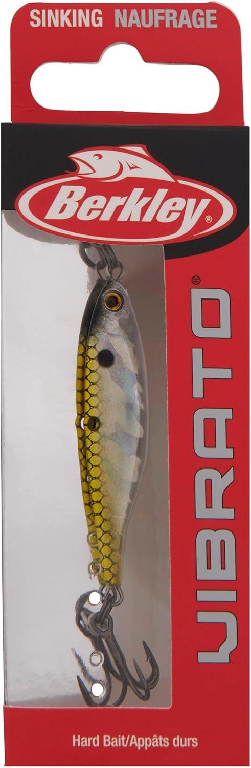 imageBerkley Vibrato Fishing Lure Bass Pike Metal Treble Hook VibratingHolo Greenie