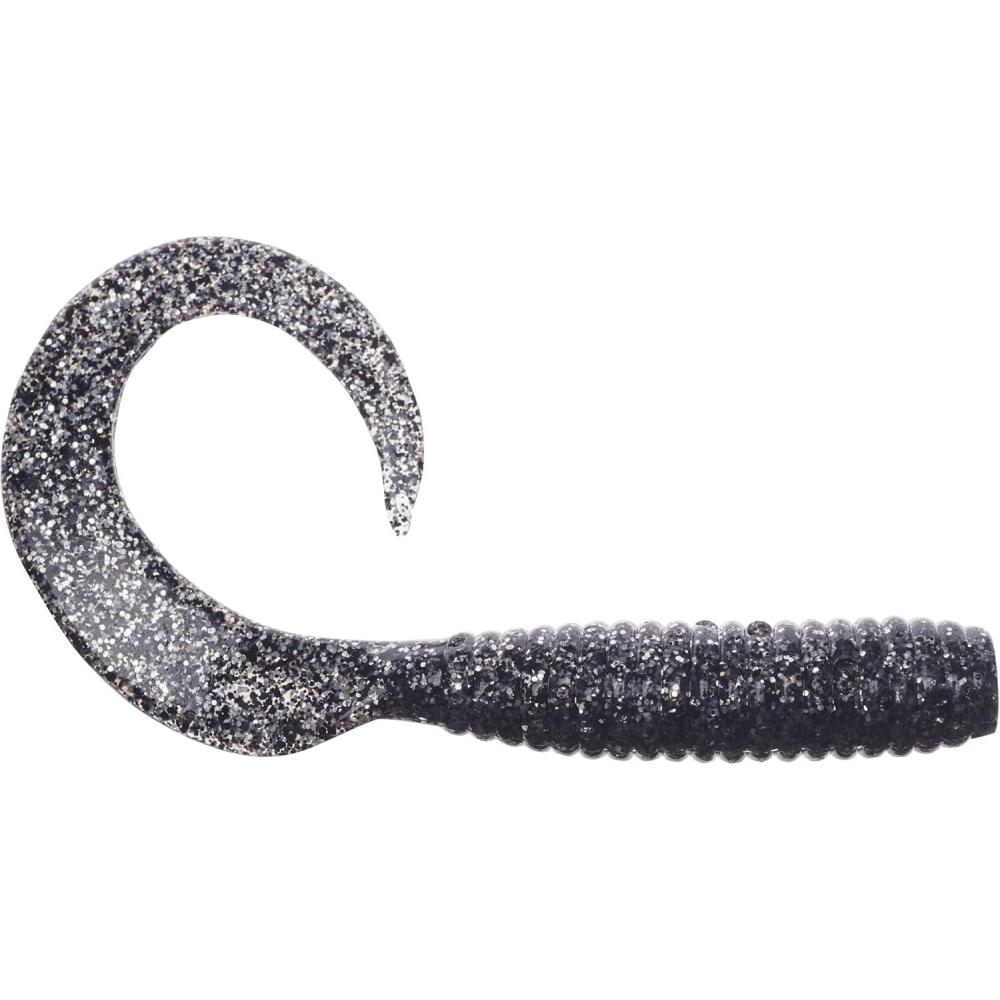 imageBerkley Gulp Grub Saltwater Fishing Soft BaitBlack Bling