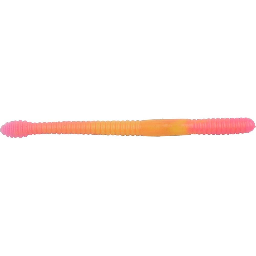 imageBerkley PowerBait Floating Steelhead Worm Fishing Soft BatPink Lemonade