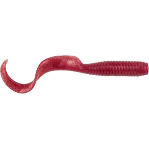 Berkley Gulp! Grub Saltwater Fishing Soft Bait(Clear Red Fleck)
