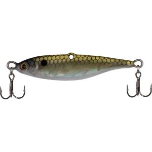 Berkley Vibrato Fishing Lure, Bass, Pike, Metal, Treble Hook, Vibrating(Holo Greenie)