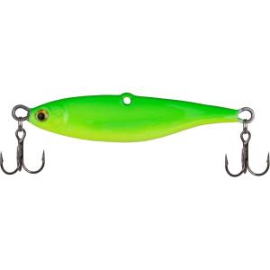 Berkley Vibrato Fishing Lure, Bass, Pike, Metal, Treble Hook, Vibrating(Hot Lime)