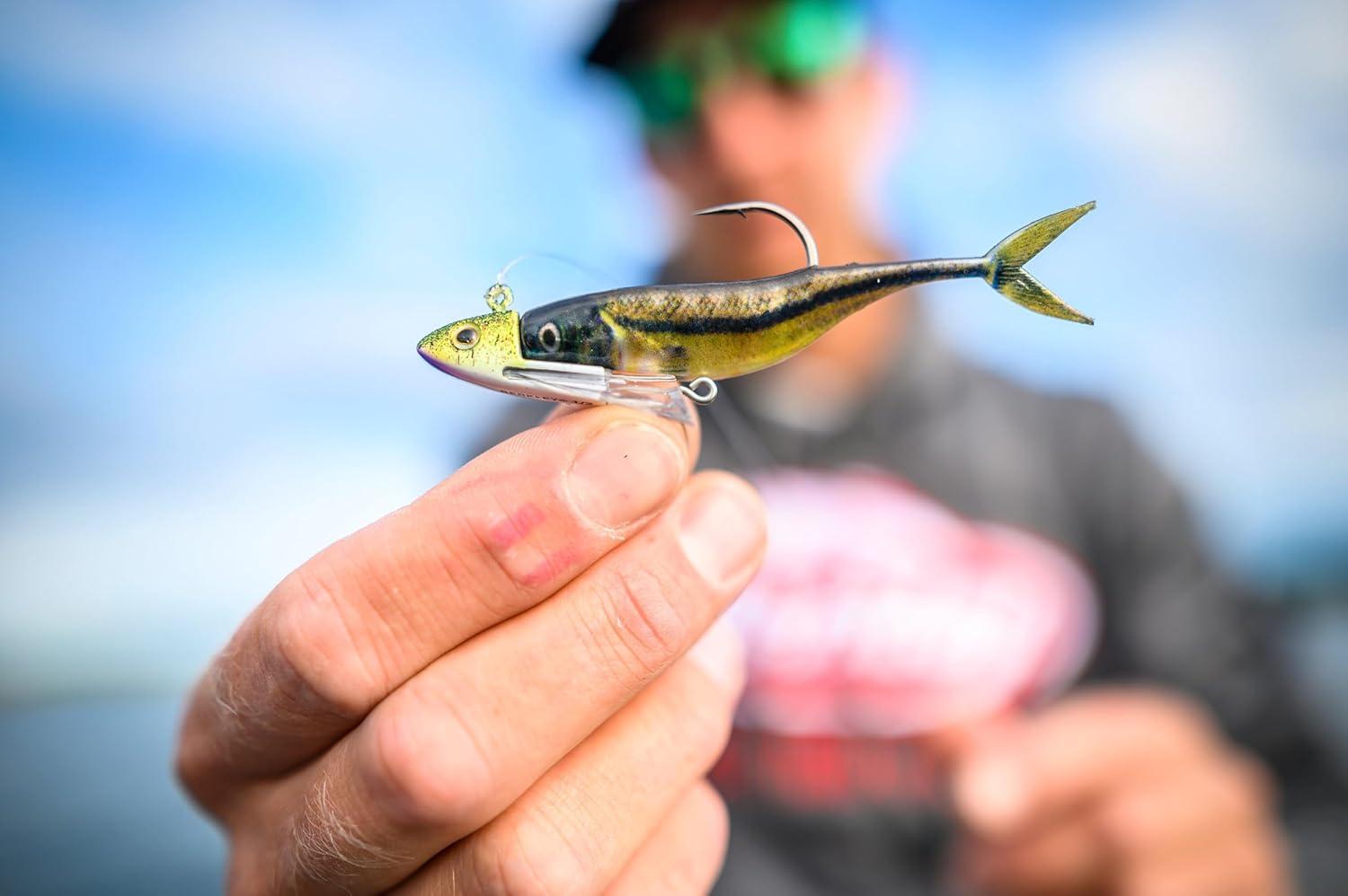 imageBerkley PowerBait The Champ Minnow Fishing Bait HD Bluegill 25in Irresistible Scent and Flavor Ideal for Bass and Walleye