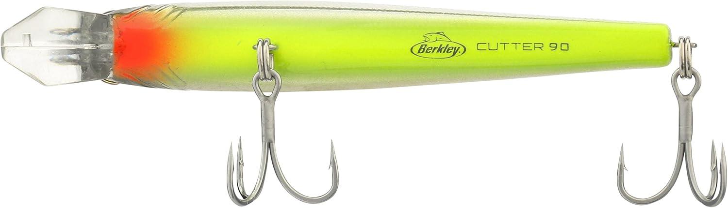 imageBerkley Cutter Saltwater Fishing Hard BaitChromeChartreuse