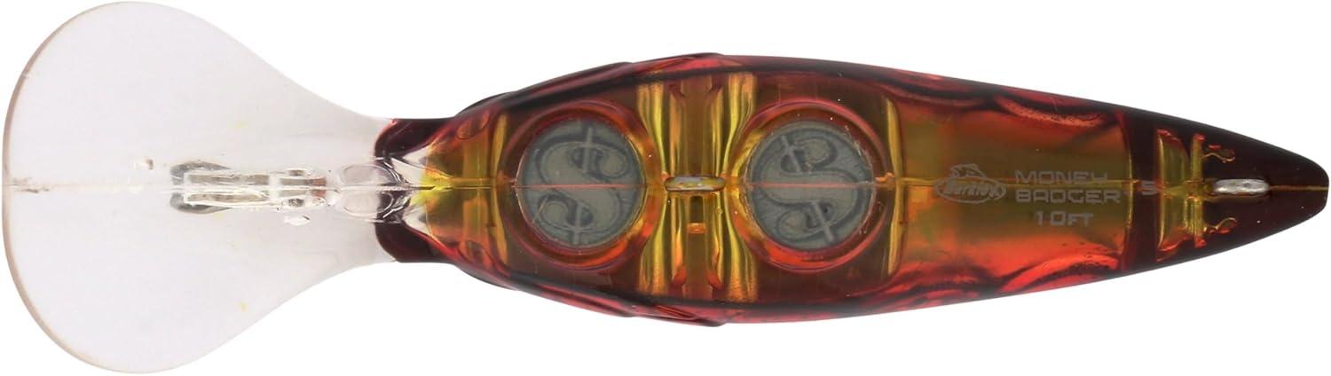 imageBerkley Money Badger Fishing Hard BaitGhost Red Craw