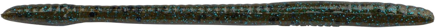 imageBerkley PowerBait Bottom Hopper Fishing Soft BaitGreen Pumpkin Blue Fleck