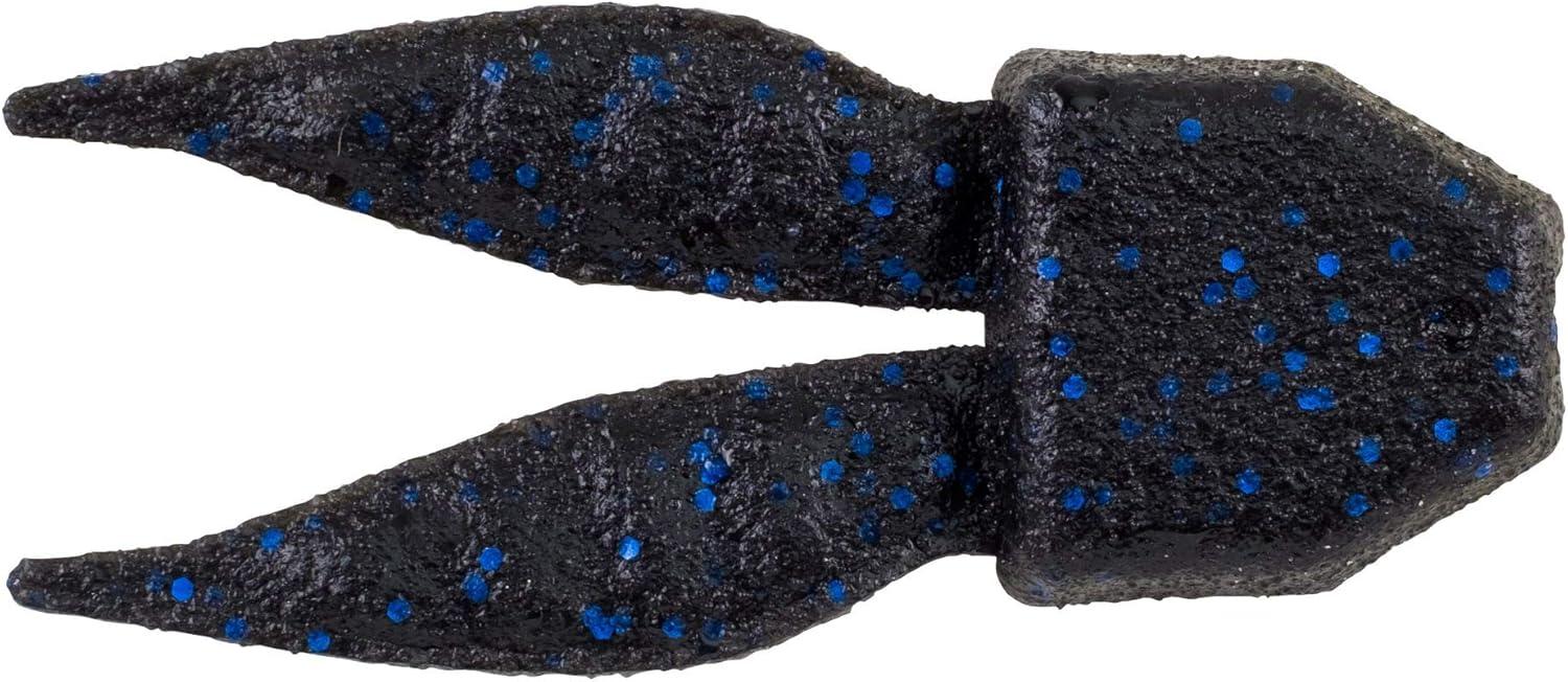 imageBerkley PowerBait MaxScent Meaty Chunk Fishing Soft BaitBlack Blue Fleck
