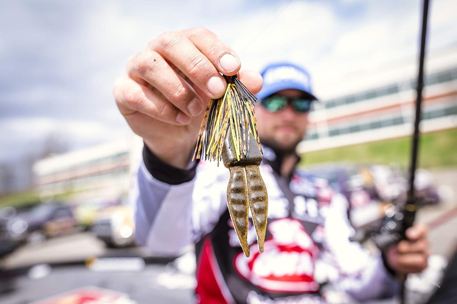 imageBerkley PowerBait MaxScent Meaty Chunk Fishing Soft BaitBlack Blue Fleck