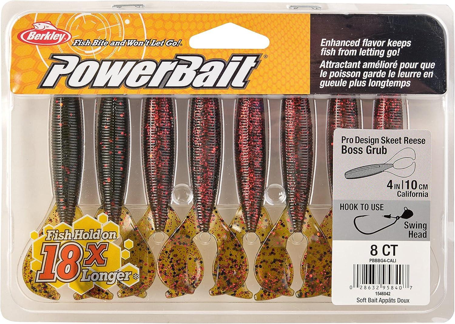 imageBerkley Powerbait The Boss Grub Fishing Soft Bait California 4