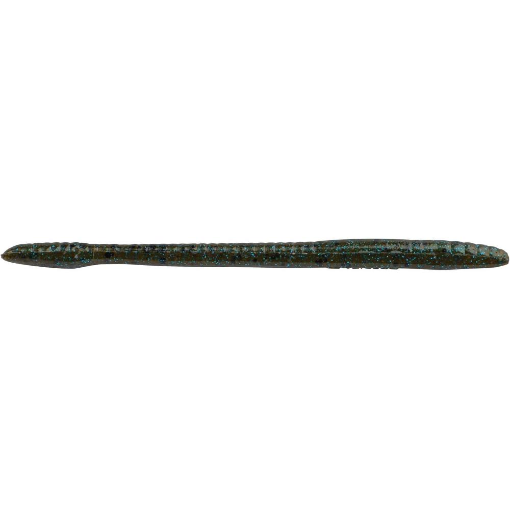 imageBerkley PowerBait Bottom Hopper Fishing Soft BaitGreen Pumpkin Blue Fleck