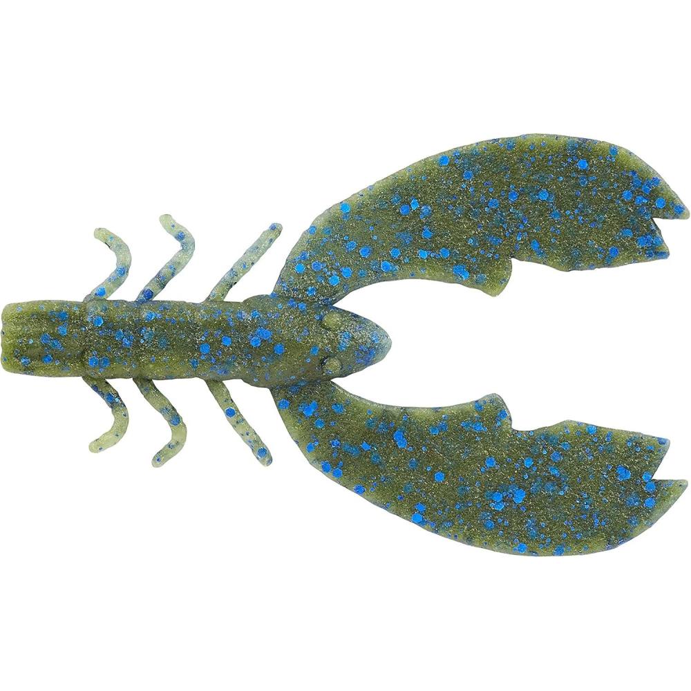 imageBerkley PowerBait MaxScent Chigger Craw Fishing Soft BaitBlue Craw