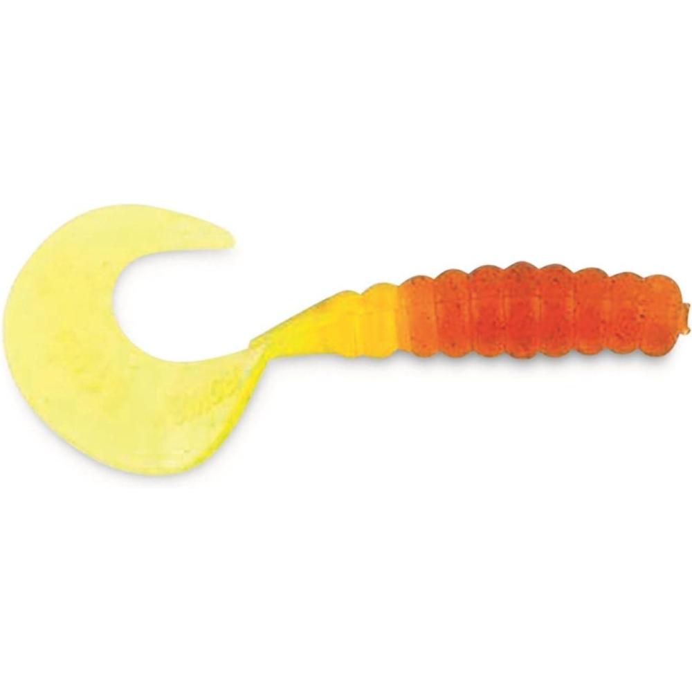 imageBerkley PowerBait Power Grubs Fishing Soft BaitNatural Chartreuse