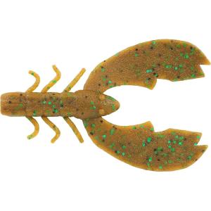 Berkley PowerBait MaxScent Chigger Craw Fishing Soft Bait(Pumpkin Green Fleck)