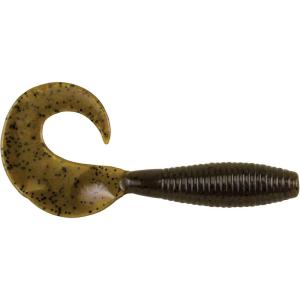 Berkley PowerBait Power Grubs Fishing Soft Bait(Green Pumpkin)